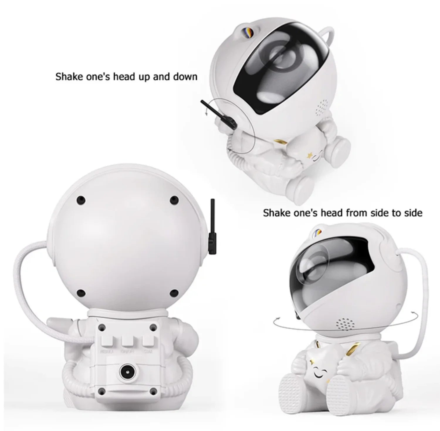 Astronaut Projection Light Ambiance Starry Galaxy Nightlight Bedside