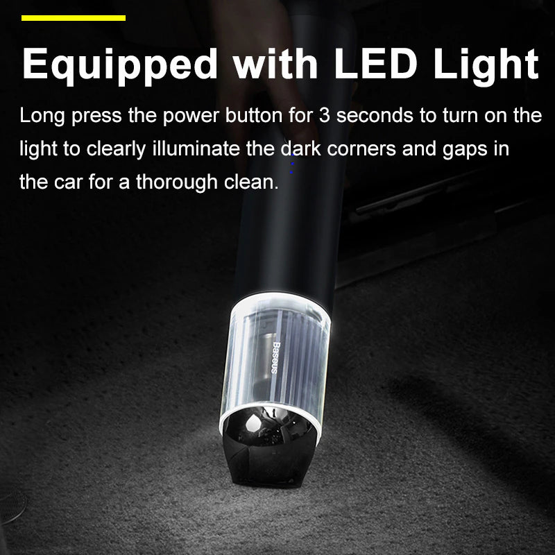 Wireless Portable Handheld 135W Strong Suction Car Handy Vacuum Cleaner