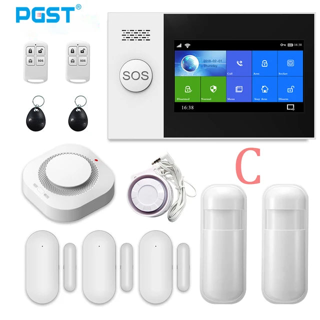Tuya Alarm System 4.3 inch Screen WIFI