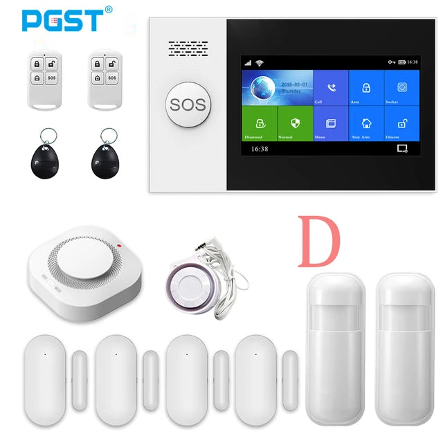 Tuya Alarm System 4.3 inch Screen WIFI