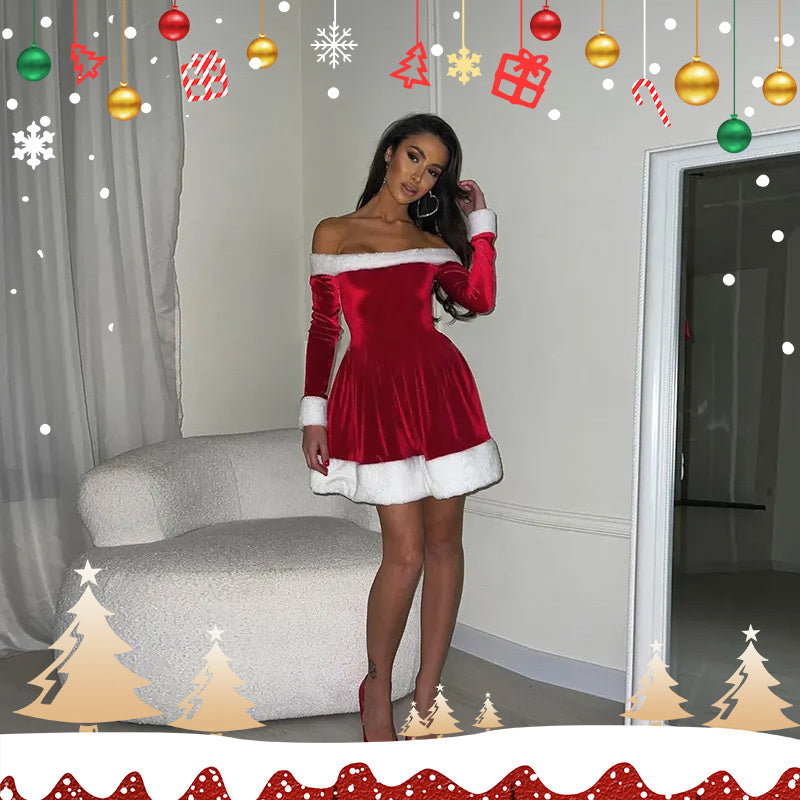 Women's Christmas Costume Santa Dress