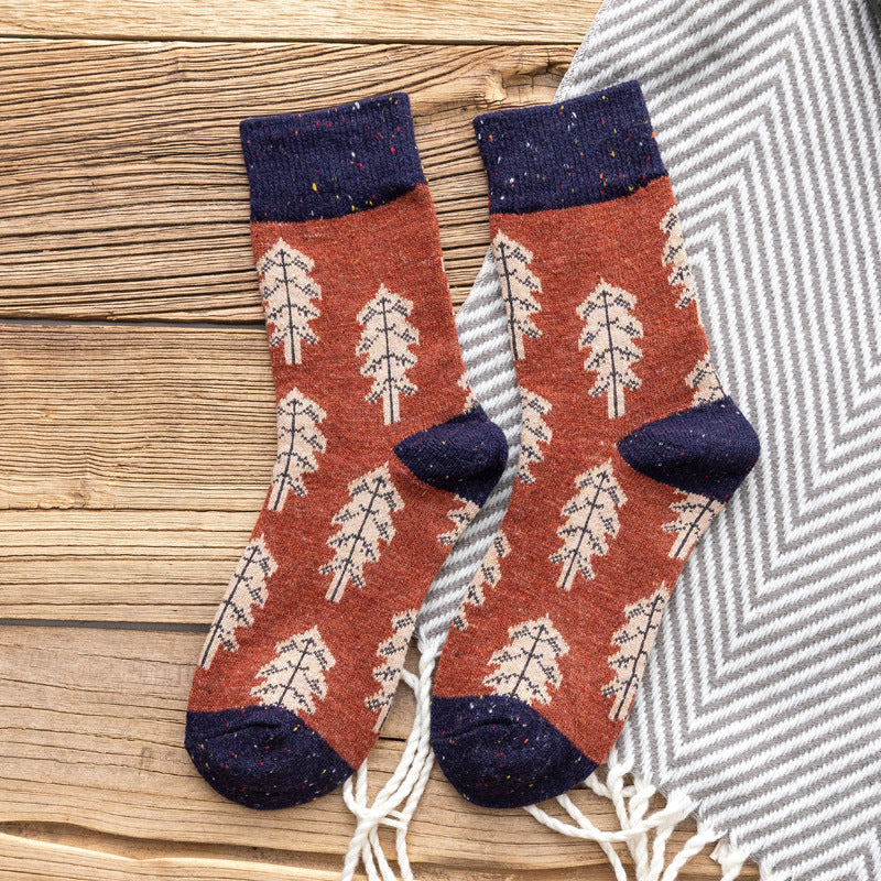 Christmas woolen socks