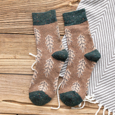 Christmas woolen socks