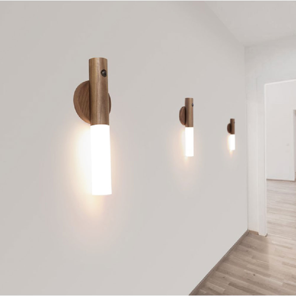 Motion Sensor Wood Night Light