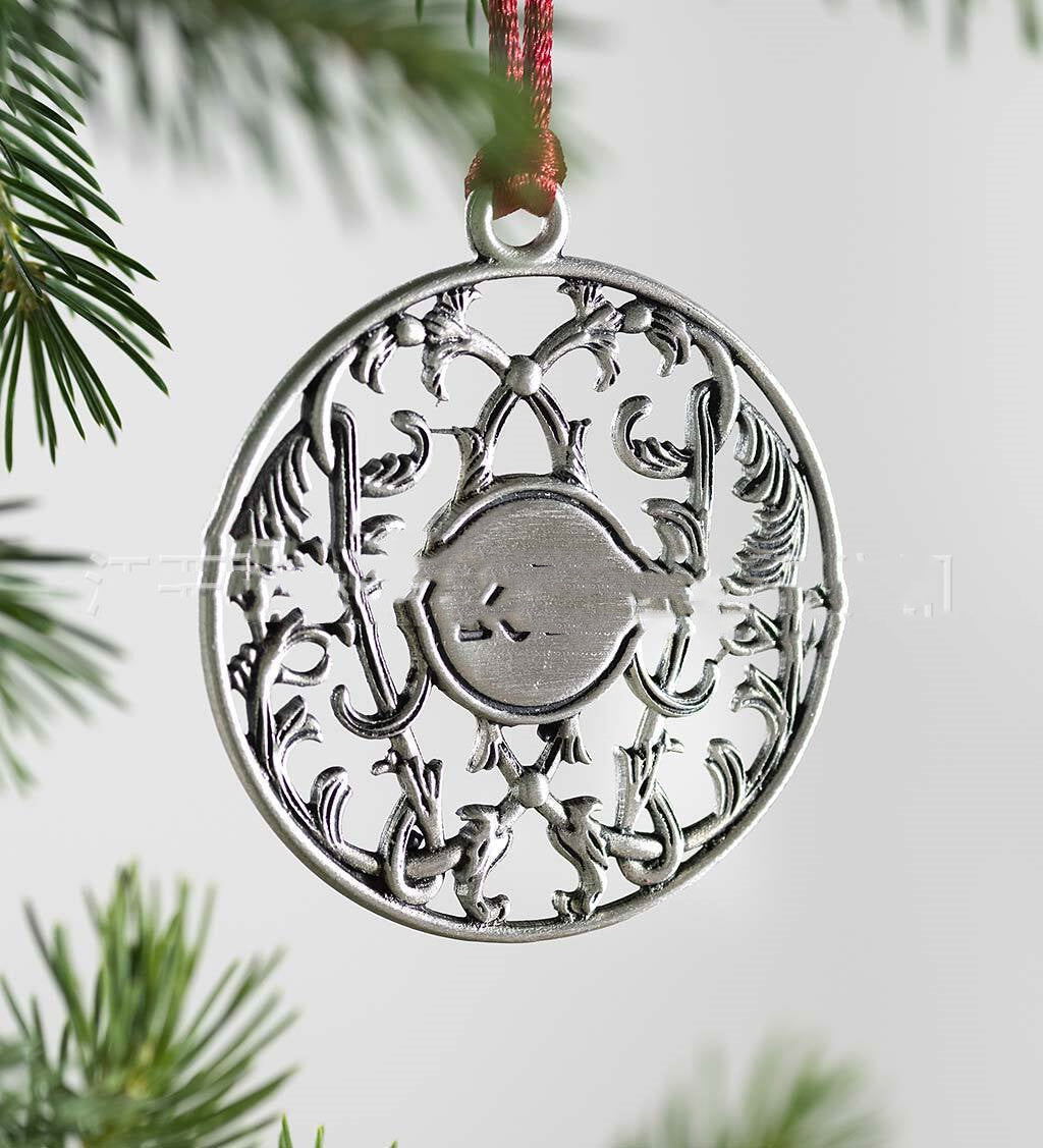 Christmas Pure Tin Christmas Tree Ornaments