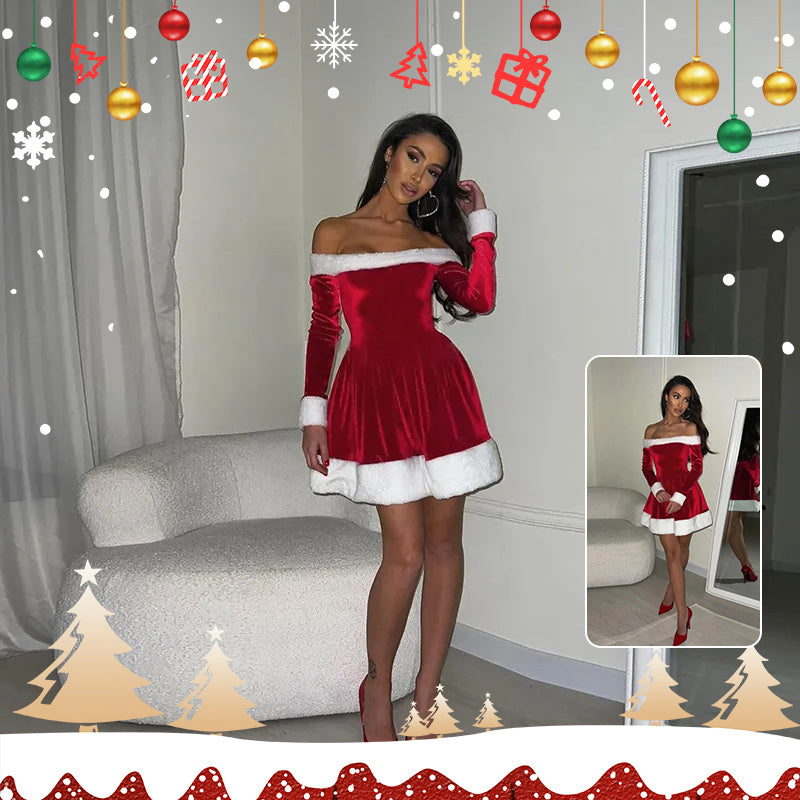 Women's Christmas Costume Santa Dress