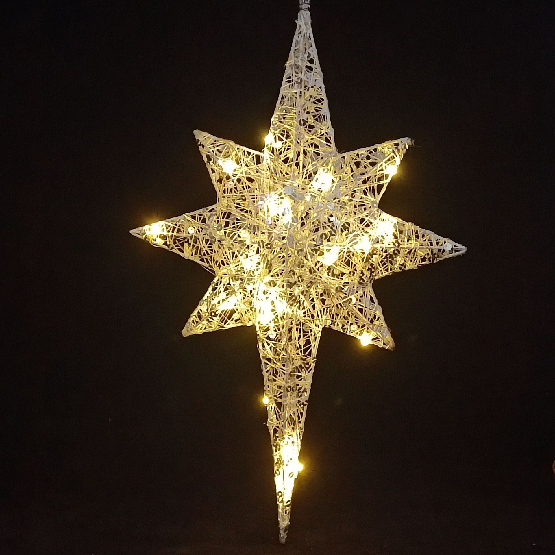 Christmas Tree Octagonal Star Ornaments