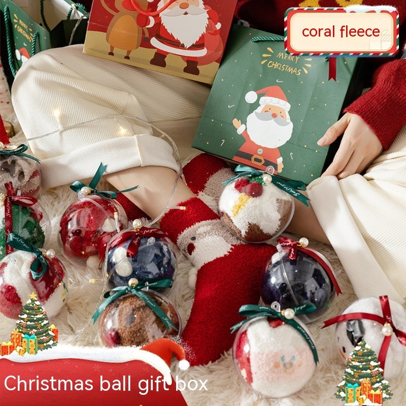 Christmas Decoration Acrylic Ball Boxed Christmas Socks