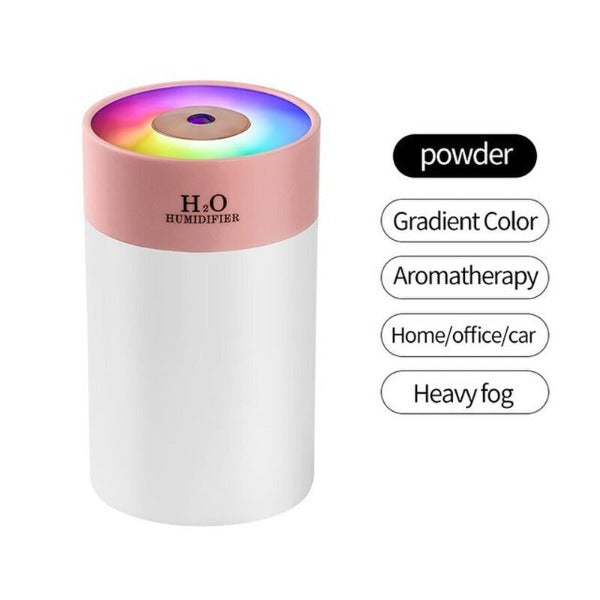 Luminous Humidifier Household Desktop Small Water Supplement Spray Air Humidification Usb Car Portable Night Light 260Ml