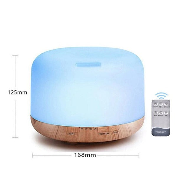 2023 New Aroma Diffuser Air Humidifier 500ML Ultrasonic Cool Mist Maker Fogger LED Essential Oil Aroma Diffuser