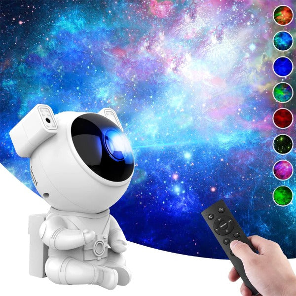 Astronaut Starry Sky Projector Night Light Galaxy LED Projection Lamp Bluetooth Speaker for Kids Bedroom Home Party Decor