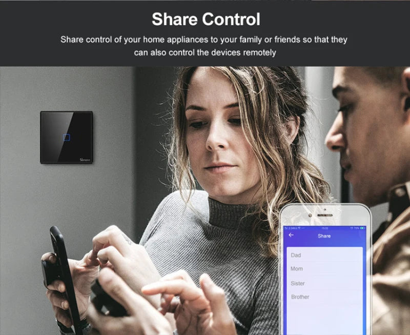 WiFi Smart Wall Touch Switch 