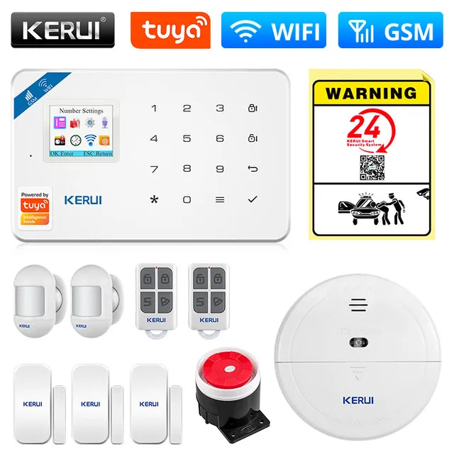 Mart WIFI GSM Security Alarm System Works With Alexa Home