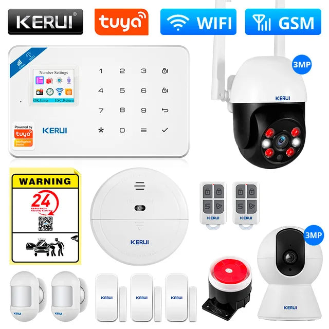 Mart WIFI GSM Security Alarm System Works With Alexa Home