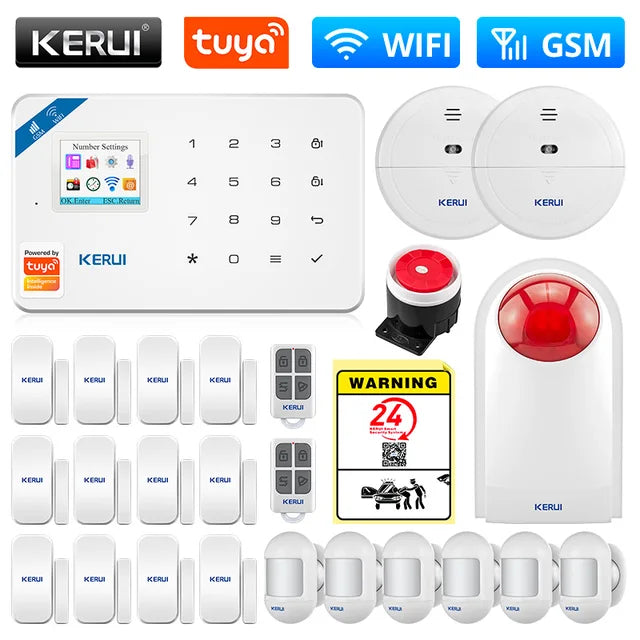 Mart WIFI GSM Security Alarm System Works With Alexa Home