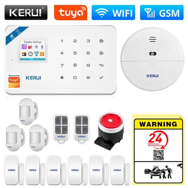 Mart WIFI GSM Security Alarm System Works With Alexa Home