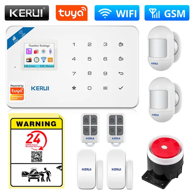 Mart WIFI GSM Security Alarm System Works With Alexa Home