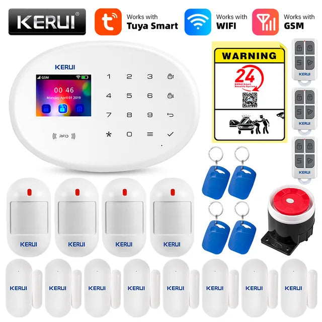 Mart WIFI GSM Security Alarm System Works With Alexa Home