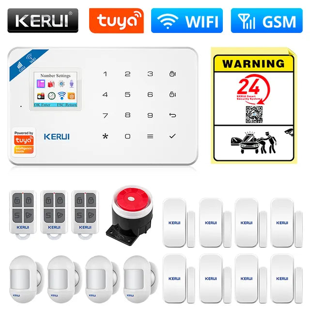 Mart WIFI GSM Security Alarm System Works With Alexa Home