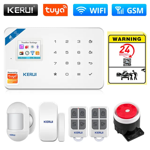 Mart WIFI GSM Security Alarm System Works With Alexa Home