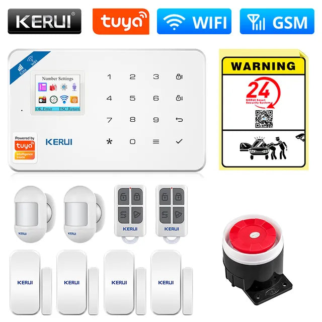 Mart WIFI GSM Security Alarm System Works With Alexa Home