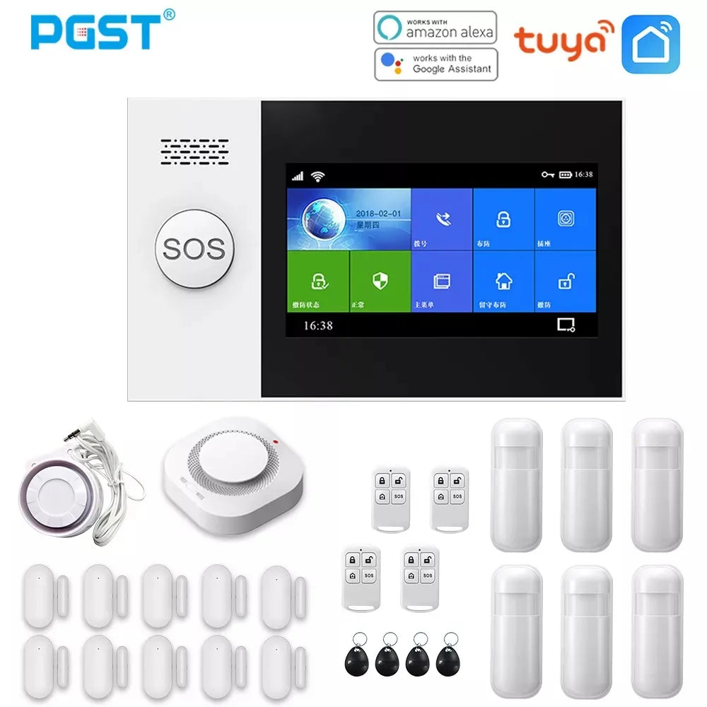 Tuya Alarm System 4.3 inch Screen WIFI 