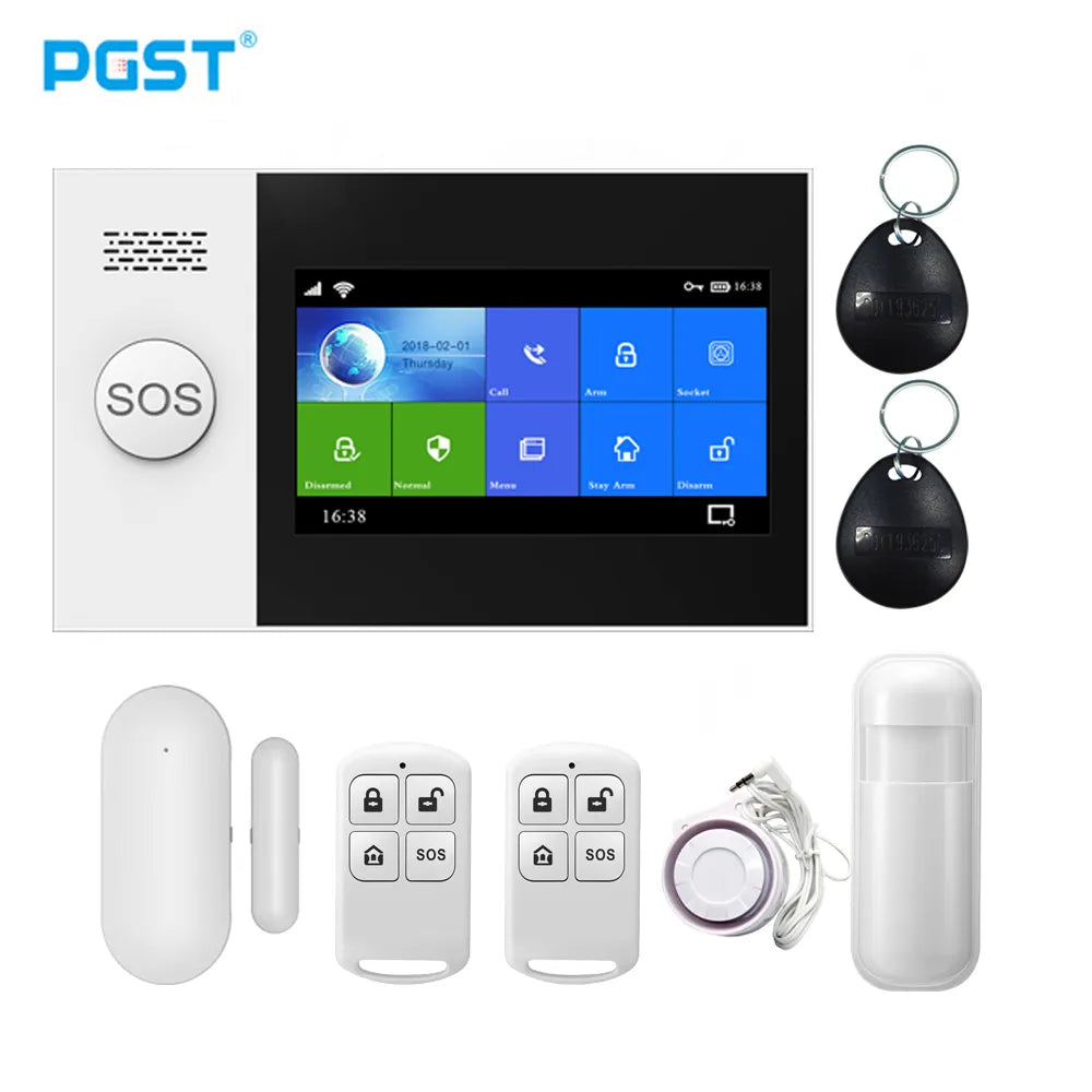 Tuya Alarm System 4.3 inch Screen WIFI 