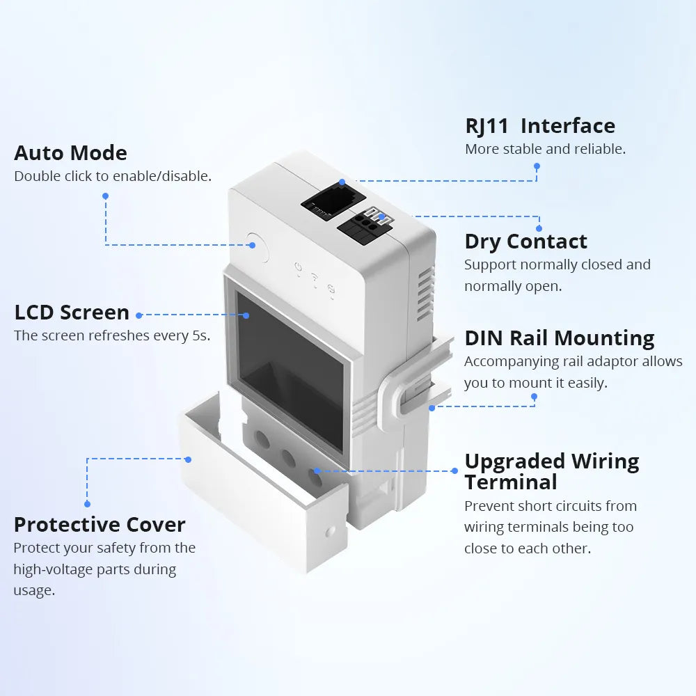 Wifi Smart Temperature and Humidity Monitoring Switch