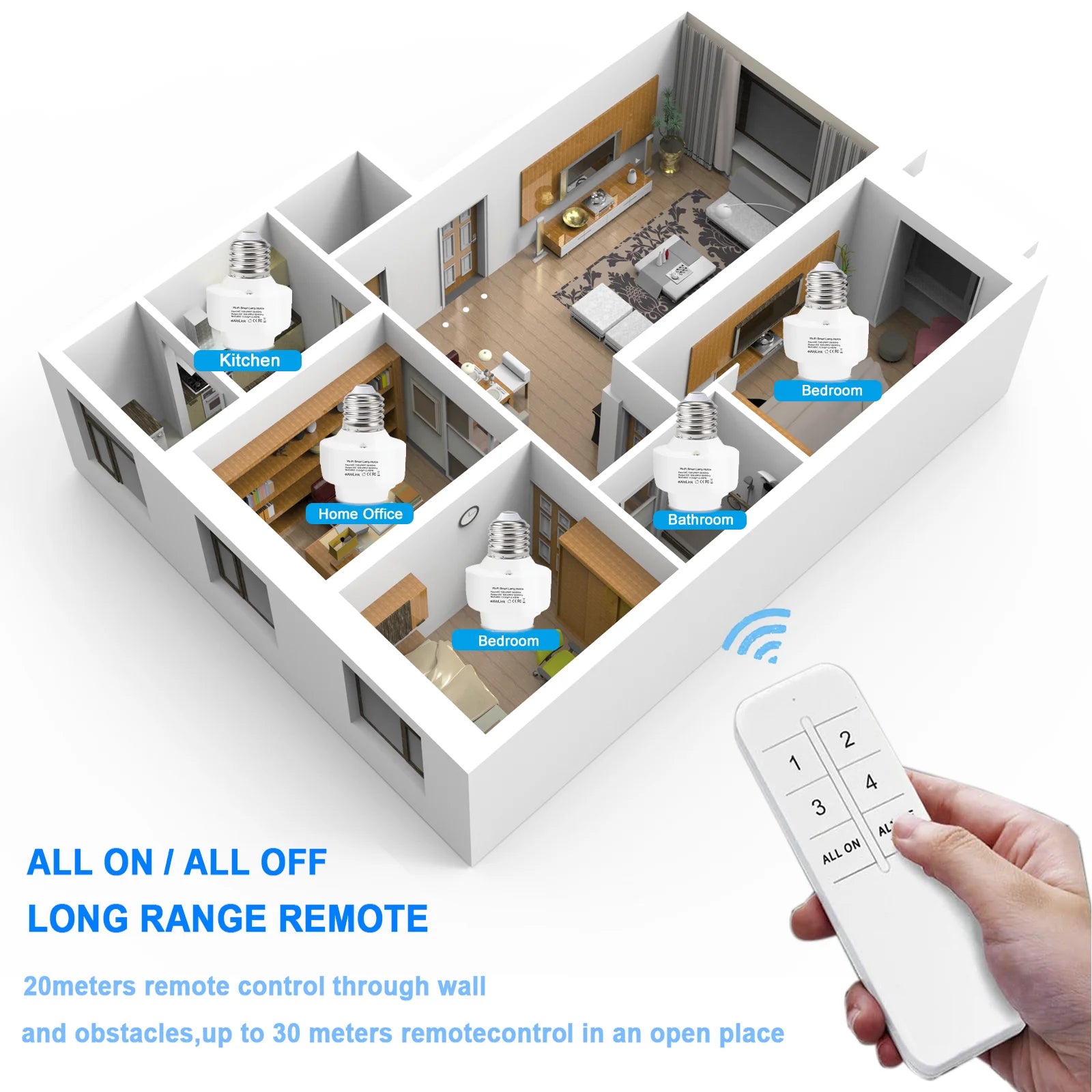 Wifi Smart Light Bulbs Adapter 