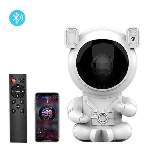 Astronaut Starry Sky Projector Night Light Galaxy LED Projection Lamp Bluetooth Speaker for Kids Bedroom Home Party Decor